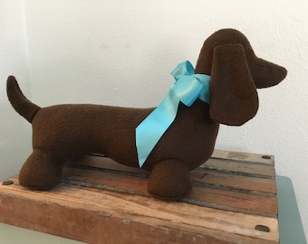 Brownie Doxie / Dachshund marrón / Doxie Regalo hecho a mano Dachshund Amante del Dachshund Amante del Doxie