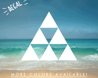 Niho Mano Shark Tooth Sticker, Hawaii Tribal Decal