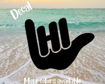 Hawaii Shaka Decal | Shaka Sticker