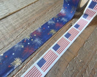 Washi Tape , 4th Of July Washi Tape , America Washi Tape , Flag Washi Tape