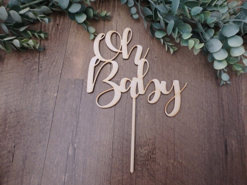 Download Party Supplies Wooden Oh Baby Oh Baby Topper New Oh Baby Cake Topper Gender Reveal Centerpiece Wooden Baby Shower Cake Topper Baby Shower Cake Topper Paper Party Supplies
