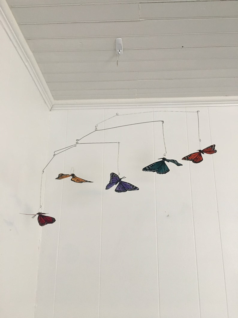 Montessori Butterfly Mobile Etsy