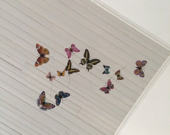 Colorful Butterfly Mobile: Decorative Hanging Art