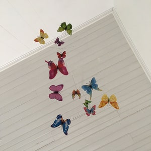 Colorful Butterfly Mobile: Decorative Hanging Mobile