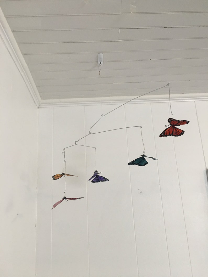 Montessori Butterfly Mobile Etsy