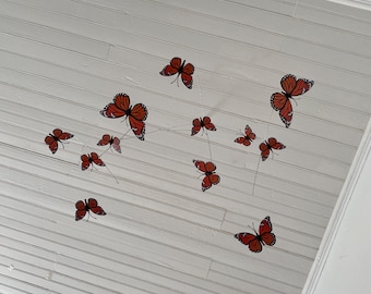 Orange Butterfly  Mobile: Monarch Mobile