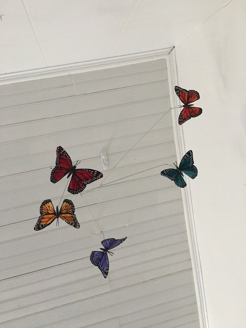 Montessori Butterfly Mobile Etsy