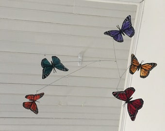 Montessori Butterfly Mobile