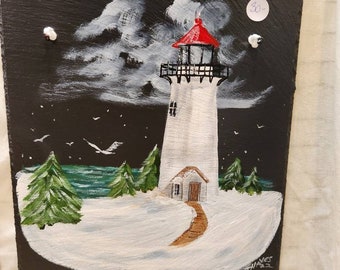 Lighthouse Winter Wonderland *Personalized at No Extra Charge*