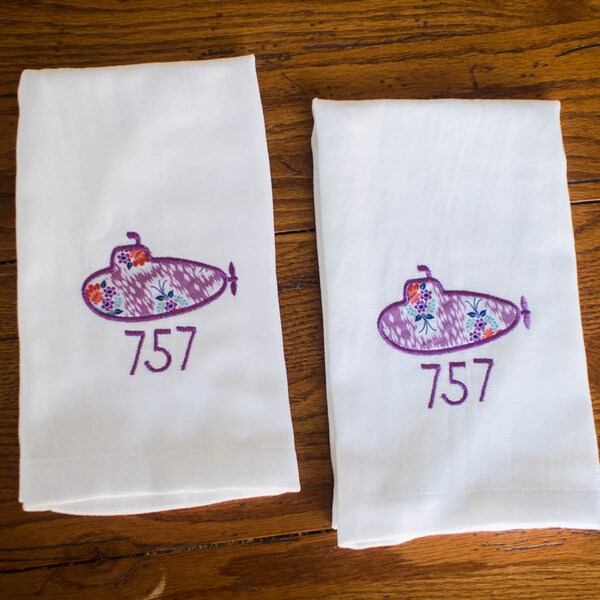 Submarine Kitchen Towels Etsy