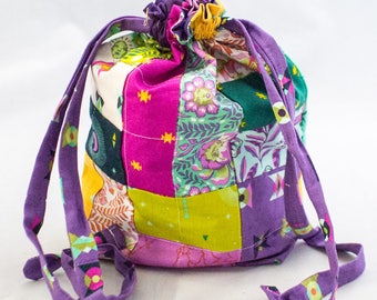 Patchwork Drawstring Bag (free shipping!!)