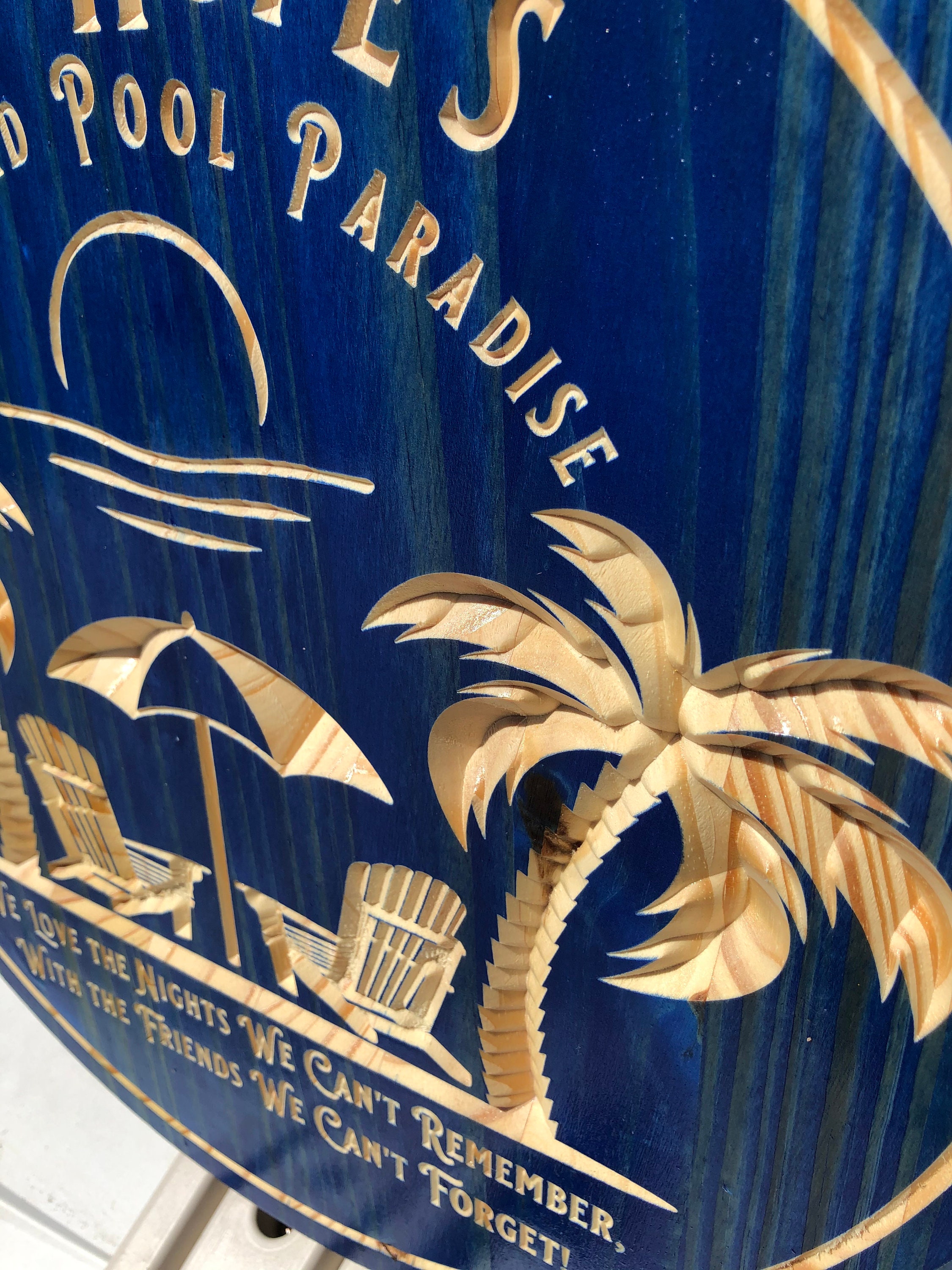 Beach Bar Sign Personalized Bar Sign Beach Bar Sign Carved Etsy