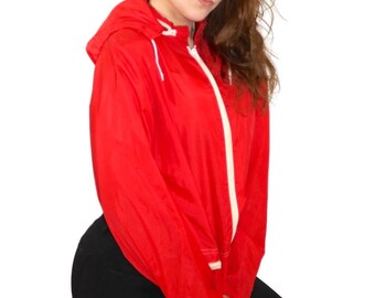 VTG 70s USA WINDLESS GERMAN AMERICAN WANDERCLUB LINED NYLON WINDBREAKER  40” M