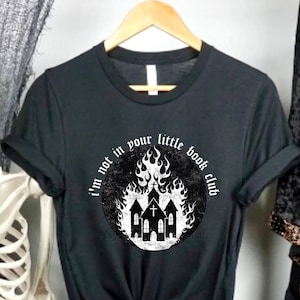 Lustiges Atheist Shirt, Not In Your Book Club Tshirt, Satanisches Geschenk, Brennende Kirche T-Shirt, Anti Religion T-Shirt, Offensiv Jesus Tank Top