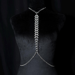 Chain Body Harness - Etsy display picture 2