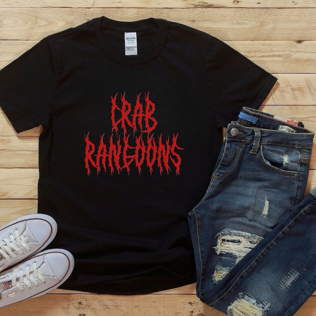 Funny Crab Rangoon Shirt, Heavy Metal Satire Tshirt, Gift for Metalhead