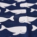 Crafts fabric Blue whale 100 cm blue whales textile fabric cotton wool fabric kawaii, yard fabric supplies Patchwork