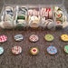 Wooden button Box 10 different models 100 units 15 mm diameter, sewing material to customize your projects