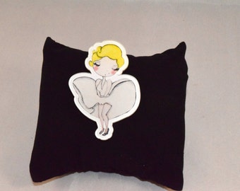 Marilyn Monroe vintage pin clip brooche de seguridad estilo Harajuku broches, insignias, la vendimia chapas decoración moda ropa  accesorios