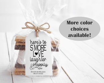 Wedding Favors Pack of 40 S'more Love Laughter and Happily Ever After Tag/DIY Favor Kit; Fun and Unique Wedding Favors; Party Favors