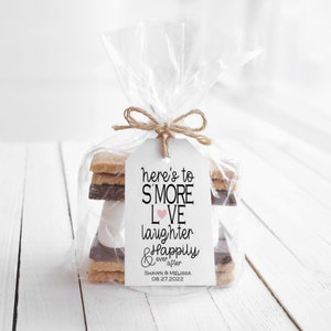 Wedding Favors Pack of 40 S'more Love Laughter and Happily Ever After Tag/DIY Favor Kit Fun and Unique Wedding Favors Party Favors image 2