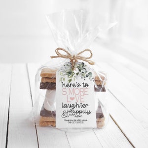 Wedding Favors Pack of 40 S'more Love Laughter and Happily Ever After Tag/DIY Favor Kit Fun and Unique Wedding Favors Party Favors image 4