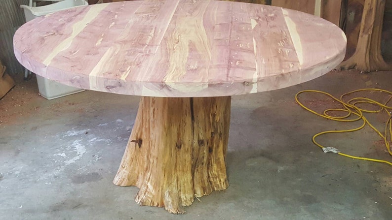 Round Dining Table, Stump Table, Cedar Table, Poker Table, Breakfast Nook, Round Table image 2