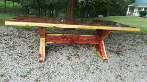 Cedar farm table deals