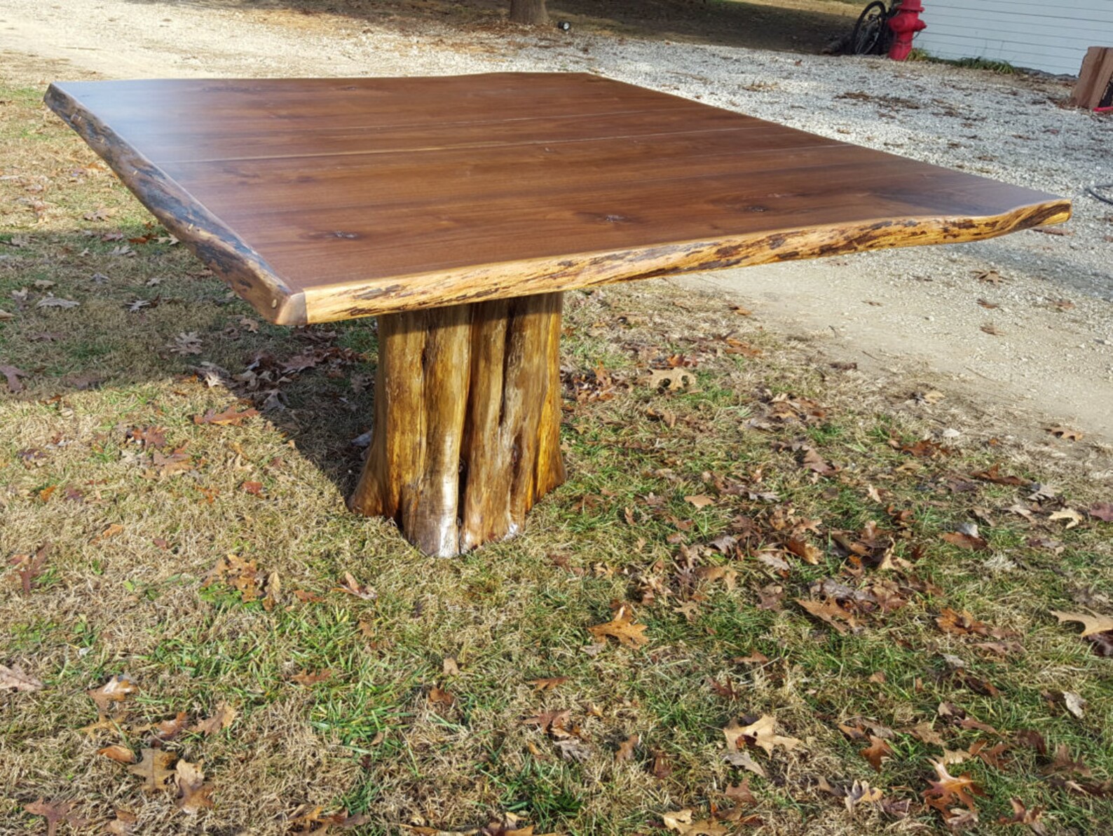 Black Walnut Dining Table Stump Table Walnut Table Stump Etsy