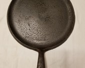 Unmarked Cast Iron 9 Griddle. Marked 9 on Handle. Electrolysis Cleaned and Seasoned. Free Shipping in U.S.A. 55 Dollars.