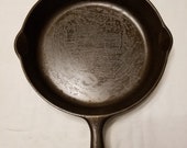 Vintage 1950s Griswold Wagner 9 Cast Iron Skillet. Base has Small Block Griswold and 11 1 4 inch skillet. Ex cond. Free Shipping in U.S.A.
