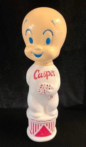 ☆Vintage 60's キャスパー SOAKY ソーキー ボトル 置物 ビンテージ Casper アメリカ 雑貨 USA TOY フィギュア 1960 ビンテージsoakyソーキーソープボトル×２ キャスパー