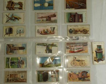 Vintage Collection of 31 Will's Cigarette Cards from the Early 20th Century. Most from the 1910-1920 Time frame. All within a Folder. Nice.