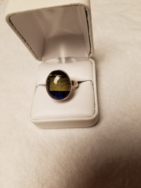 Beautiful Unisex Sterling 925 Ring. Gem Lapis Lazu