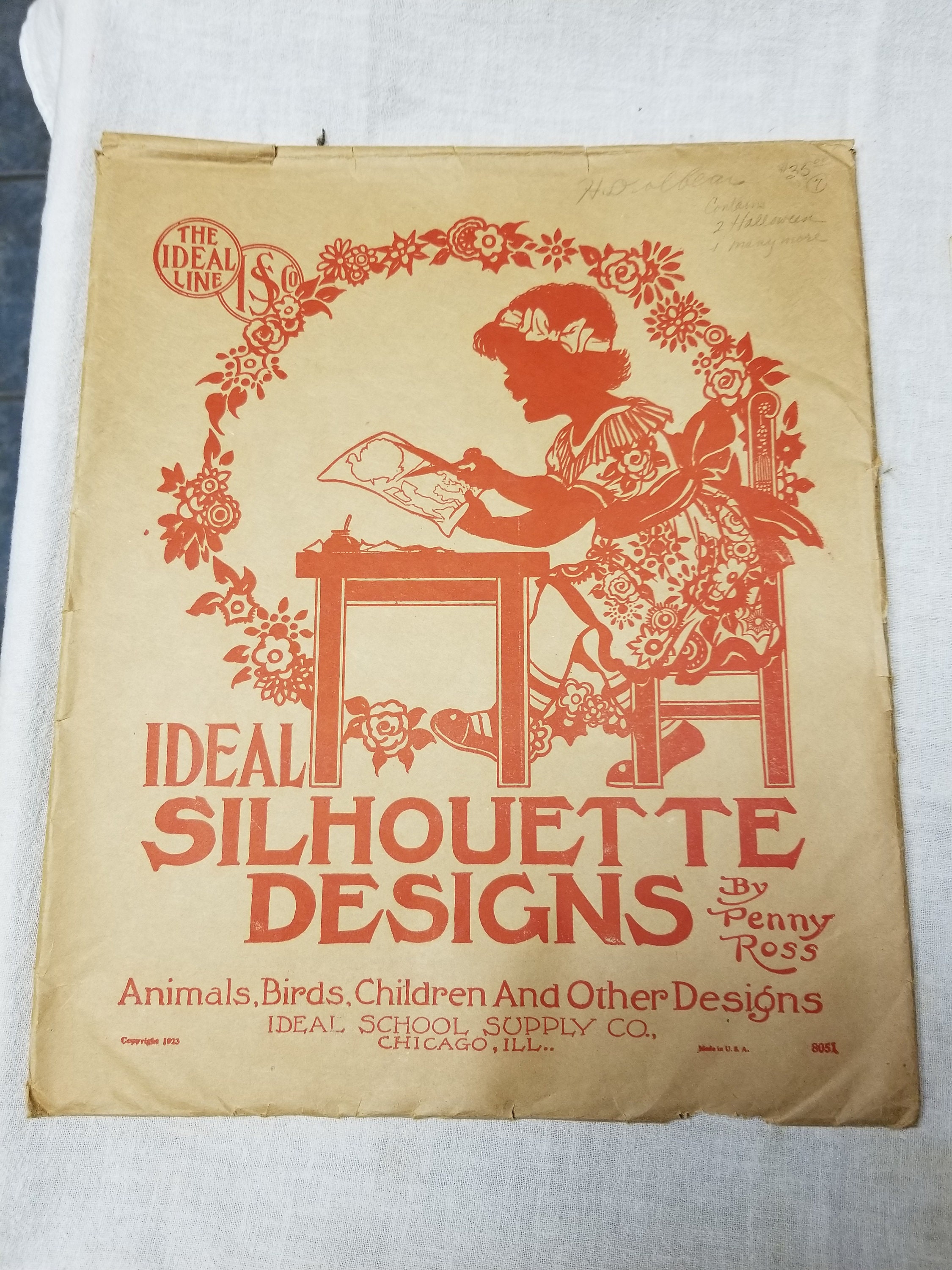 アメリカビンテージ  IDEAL SCHOOL SUPPLY  COMPANY Vintage Ideal Large Type Letter Cards Ideal School Supply CO