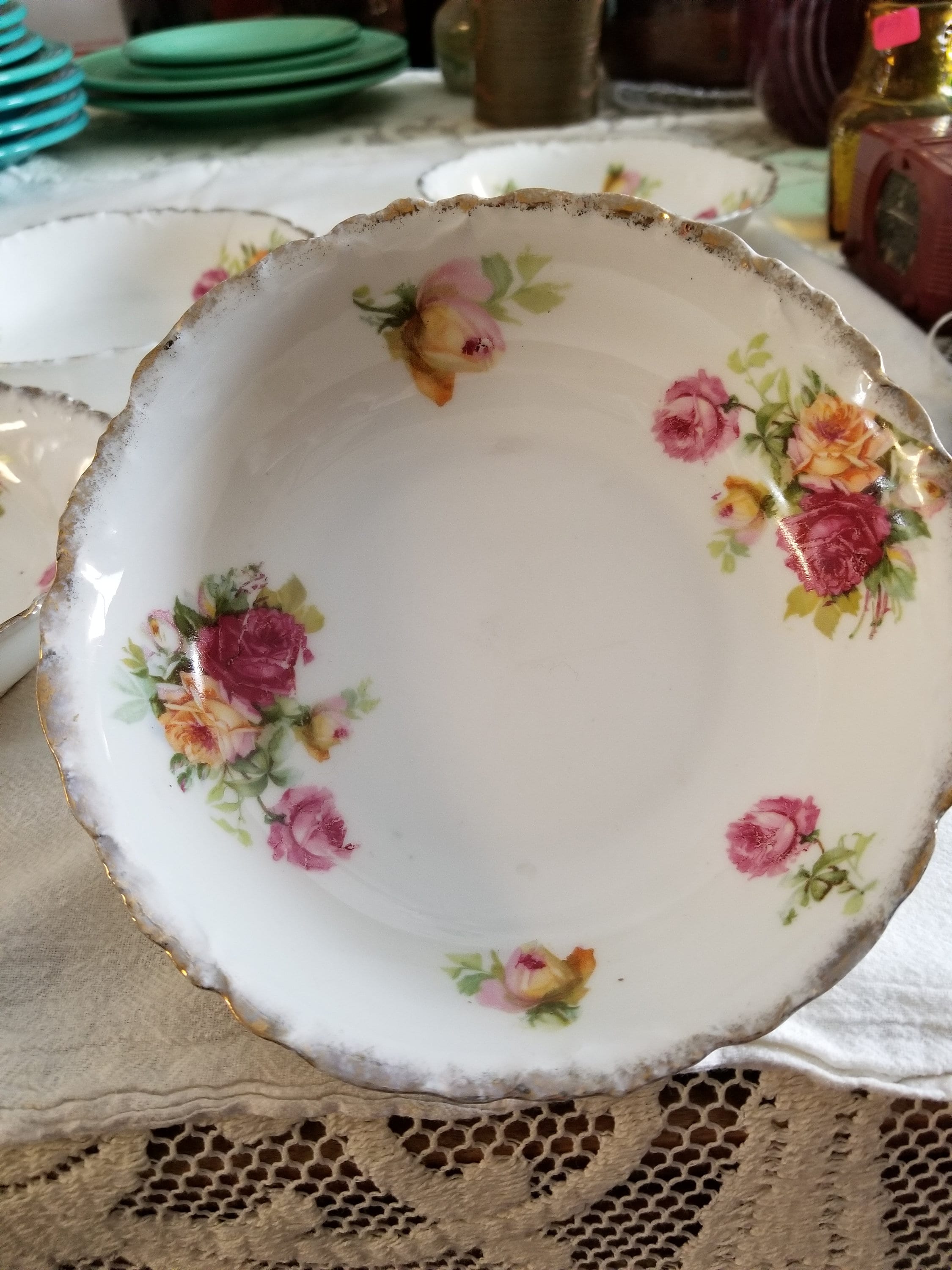 UNISEX S/M アンティーク ドイツバウアーローゼンタール 「ビオラ」3点