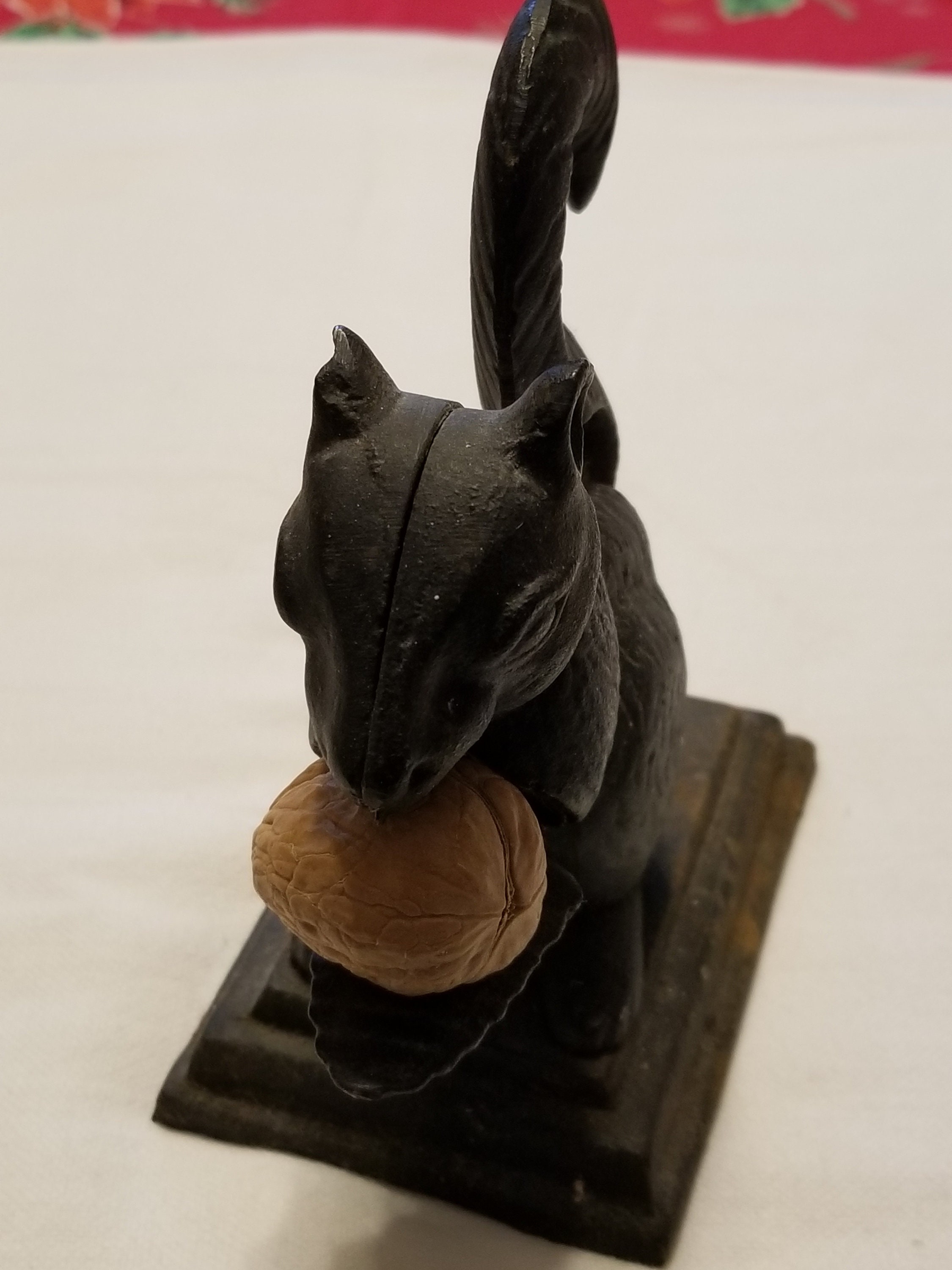 Vintage 5 Tall Cast Iron Nutcracker Squirrel. Has the Etsy
