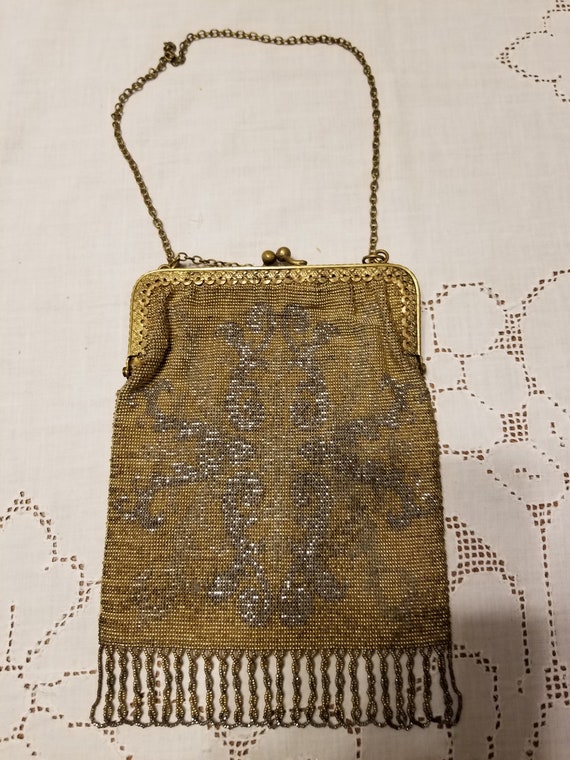 Art Deco French Micro Beaded Bag