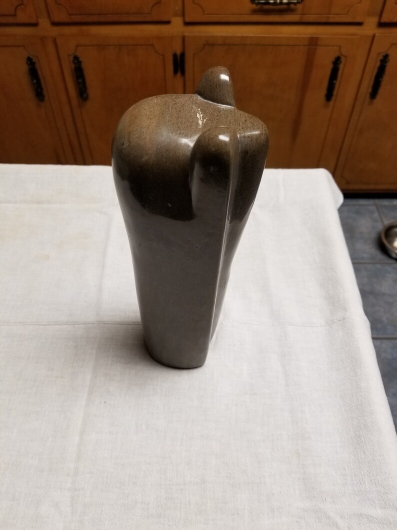 Free Shipping In the USA 3 wide and deep Granite Carving Beautiful Colors Great Gift Idea for Woman or Man and any Occasion Stands 9