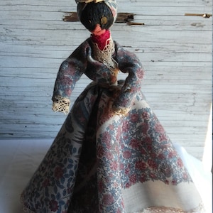 Vintage Hand Made Rope Doll. Stands 11&quot;. Nicely made.