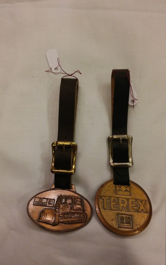 2 Vintage Advertising Watch FOBs from TEREX a Div… - image 4