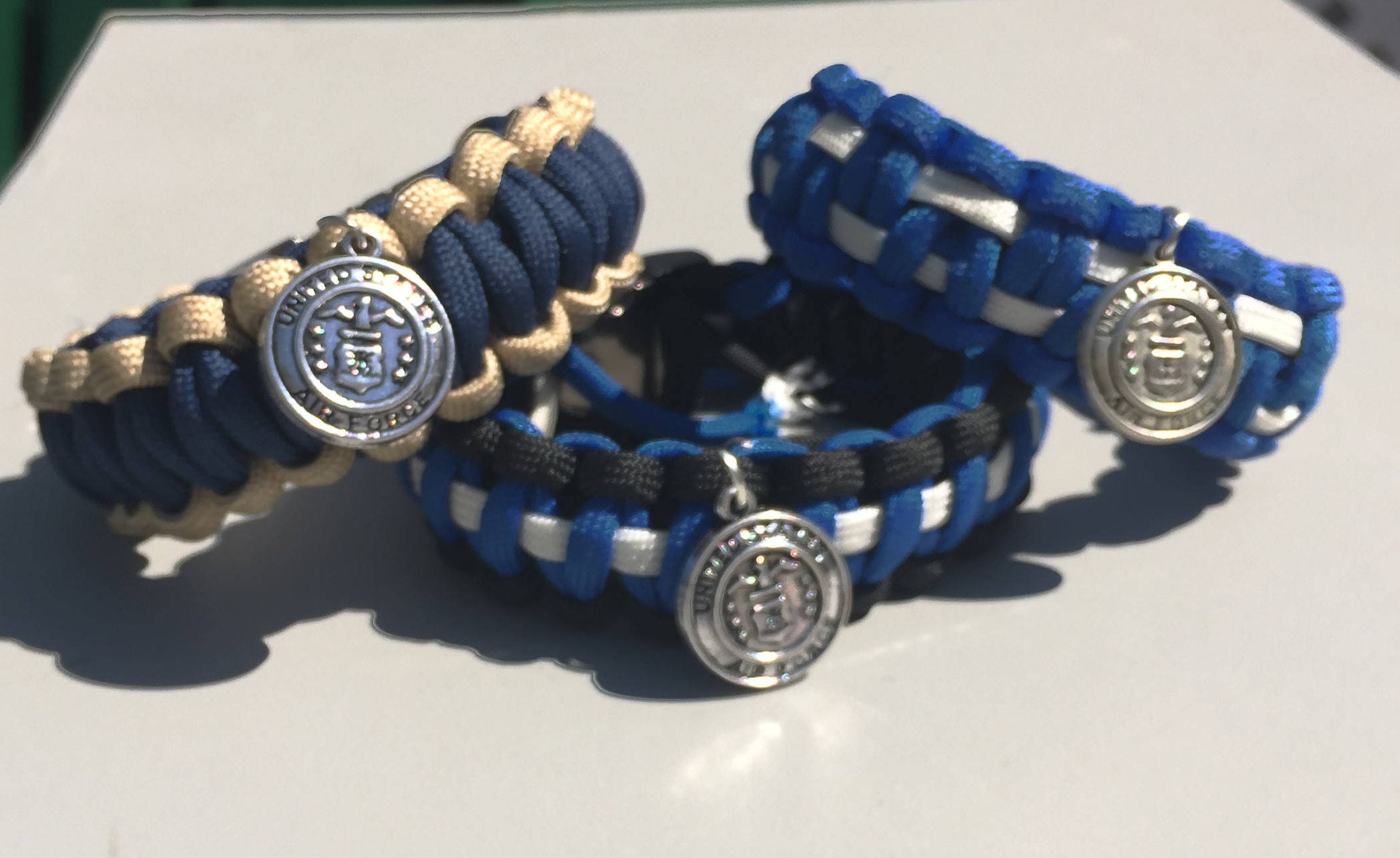 Air Force Paracord Military Bracelet Etsy