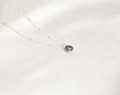 Sterling silver initial necklace