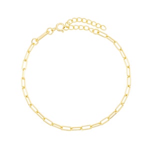 Gold Link Chain Bracelet