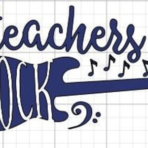 Professores Rock SVG - Professor de Música SVG - Professor Obrigado SVG
