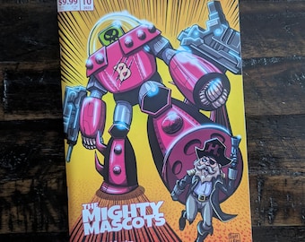 The Mighty Mascots #10 Angry Dad Comics Exclusive Cover from Reckless Sidekick Productions by Scott & Ken