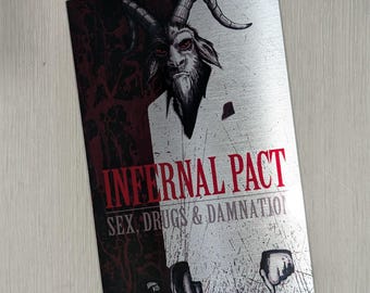 Pacto Infernal #1 Portada exclusiva de tienda/evento por Scott y Ken Edición limitada en metal