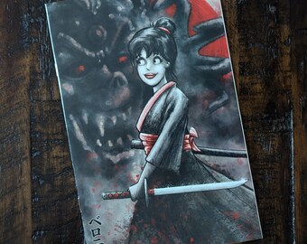 Portada exclusiva de la tienda Veronica Sumi-e de Scott & Ken