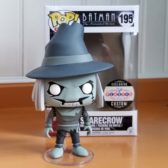 Grayscale Scarecrow Custom Funko Pop From Batman the Animated - Etsy
