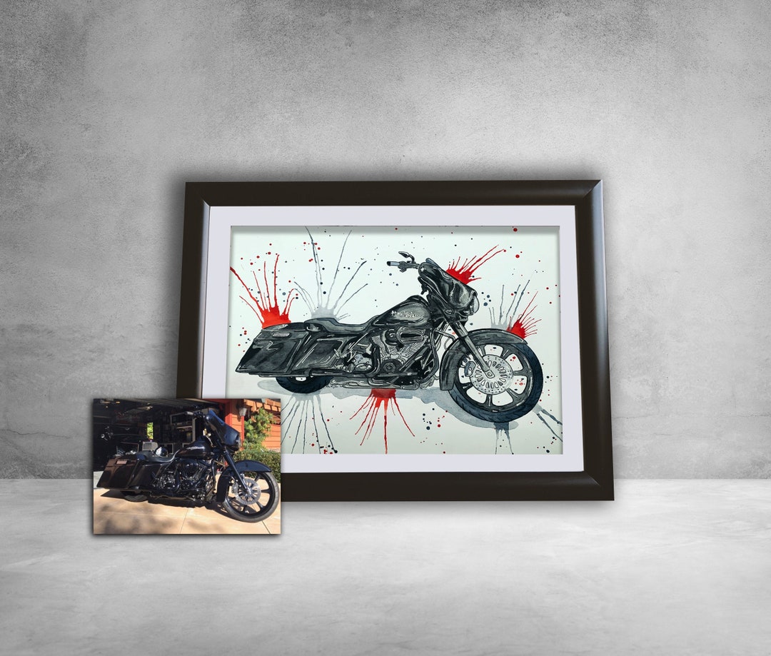Paint My Motorcycle YOUR Harley Davidson Into Custom Etsy